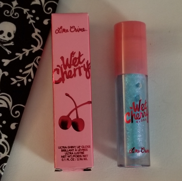 BNIB LIME CRIME "WET CHERRY" GLOSS Frosted Cherry - Picture 2 of 4
